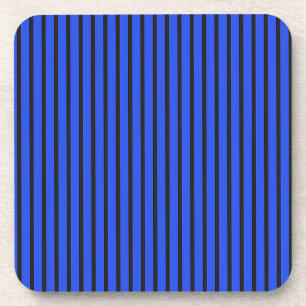 Blauw gestreepte textuur bier onderzetter