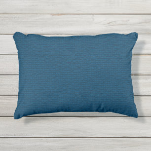 Blauw gestructureerd patroon buiten patio buiten buitenkussen