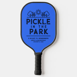 Blauw gethematiseerd verjaardagsfeest Pickleball-p Pickleball Paddle
