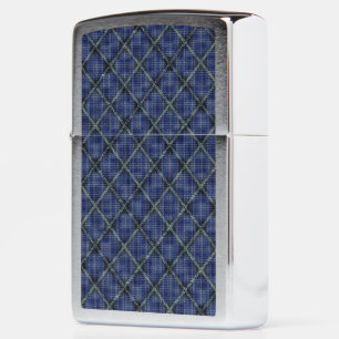 Blauw gevlekt vierkant met pixelbeklede stippen
