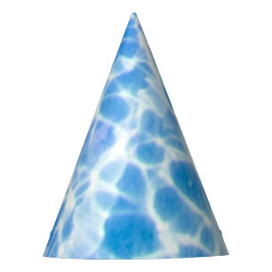 Blauw Gevlekt Water Feesthoedjes
