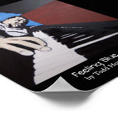 Blauw gevoel poster (Hoek)