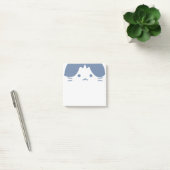 Blauw gezicht kat post-it® notes (Kantoor)