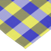 Blauw Gingham Check ontwerp Tafelkleed (Gekanteld)