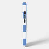 Blauw gingham patroon Case-Mate iPhone case (Achterkant / Links)