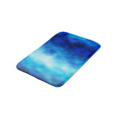 Blauw glas badmat (Gekanteld)