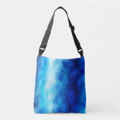 Blauw glas crossbody tas (Voorkant)