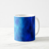 Blauw glas koffiemok (Voorkant rechts)