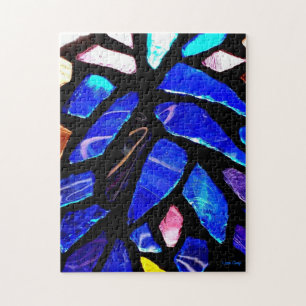 'Blauw Glas' Legpuzzel