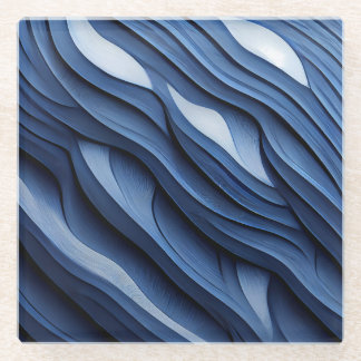 Blauw glas Onderzetter Glazen Onderzetter