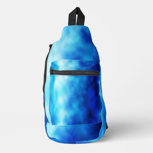 Blauw Glas Sling Bag (Voorkant)