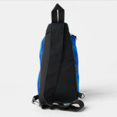 Blauw Glas Sling Bag (Achterkant)