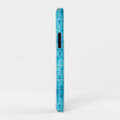 Blauw glas tegelblokken mozaïek Case-Mate iPhone case (Achterkant/rechts)