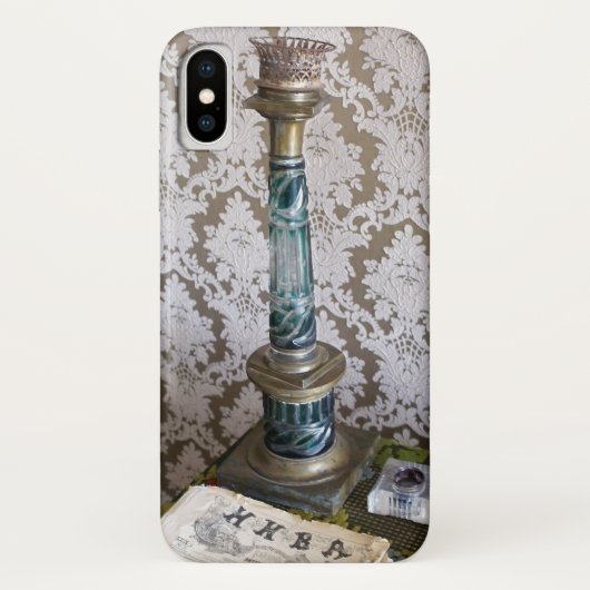  blauw glazen kaarlehouder Case-Mate iPhone case (Achterkant)