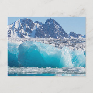 Blauw gletsjerijs, Noorwegen Briefkaart