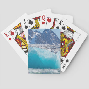 Blauw gletsjerijs, Noorwegen Pokerkaarten