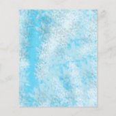 blauw glimlachende apen uitnodigen flyer (Achterkant)