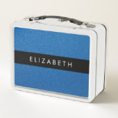 Blauw Glitter, Glitter Achtergrond, Jouw naam (Achterkant)