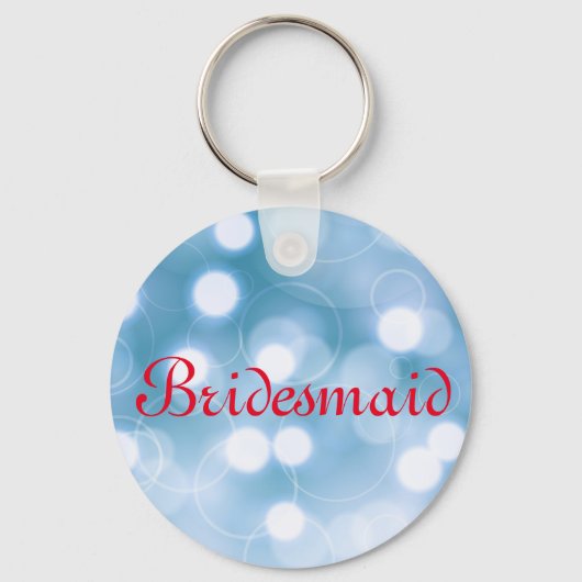 Blauw glittersleutelhanger met persoonlijke naam v sleutelhanger (Voorkant)
