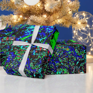 Blauw glorie textuur Inpakpapier,Blauw heldere vre Cadeaupapier