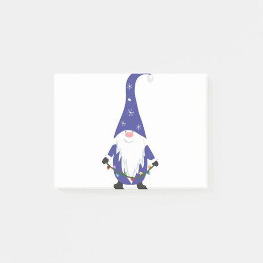 blauw gnome post-it® notes (Voorkant)