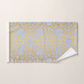 BLAUW GOLD HAMPTONS STIJL BATHROOM TOWEL SET BAD HANDDOEK (Handdoek)