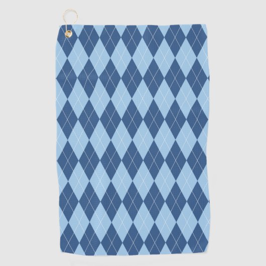 Blauw Golfhanddoek (Voorkant)