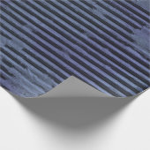 Blauw golfkarton cadeaupapier (Hoek)