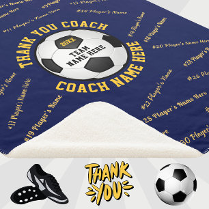Blauw Goud, Cadeau-ideeën voor Voetbalcoaches, Voe Sherpa Deken