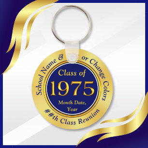 Blauw Goud, Klasse van 1975, 50e Klasse Reünie Fav Sleutelhanger