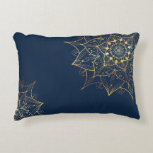 Blauw & Goud Mandala | Islamitische kunst geïnspir