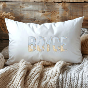 Blauw Goud Pastel Waterverf Boyce Louisiana Kussen