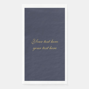 Blauw Goud Professionele Trendy Minimalistische Ei Servet