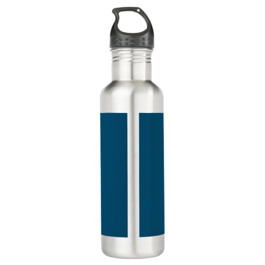 Blauw Goud Professionele Trendy Minimalistische Na Waterfles (Achterkant)