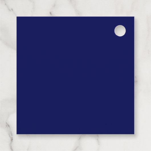 Blauw Goud Universum Bruiloft Aangepast Bedankjes Labels (Achterkant)