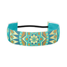 Blauw Gouden Fantasie Mandala