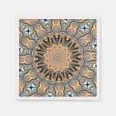 Blauw Gouden Servetten (Voorkant)