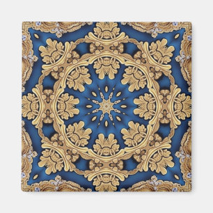 Blauw Gouden Siermagneet Magneet