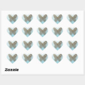 Blauw Gouden Vlinder Stickers (Vel)