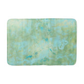 Blauw & goudkleurig Abstract marmer-spuitje Badmat (Voorkant)