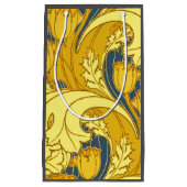  blauw goudpatroon klein cadeauzakje (Voorkant)