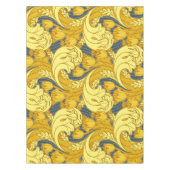  blauw goudpatroon tafelkleed (Voorkant)