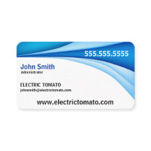 Blauw grensdecoratief Visitekaartje