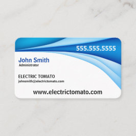 Blauw grensdecoratief Visitekaartje