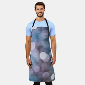 Blauw grijs bokeh, abstracte achtergrond. schort (Gedragen)