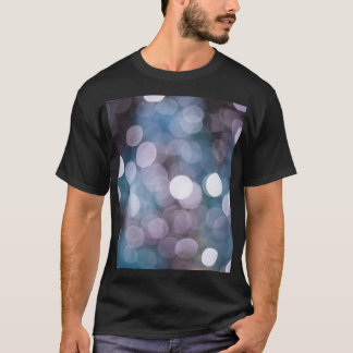 Blauw grijs bokeh, abstracte achtergrond. t-shirt