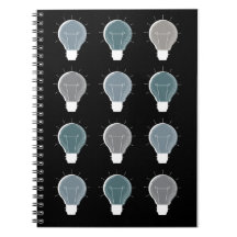 Blauw Grijs Eenvoudige Lightbulb Scandinavische He