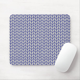 BLAUW GRIJS GEBREID Muismat