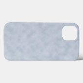 blauw grijs geperkamenttextiel Case-Mate iPhone case (Achterkant (horizontaal))