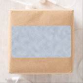  blauw grijs geperkamenttextiel etiket (Insitu)